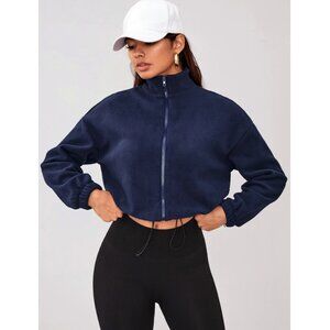 Gameset SHEIN Sport Drop Shoulder Zipper Crop Sports Jacket S